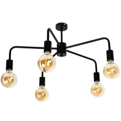 Люстра Atmolight 54327 Star 5L 660/340 Black Люстра Atmolight 54327 Star 5L 660/340 Black