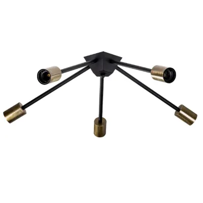 Люстра Atmolight 54328 Attic K-5 C320 Black/BrushGold