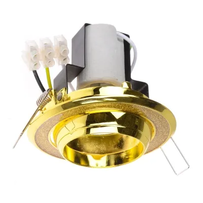 Светильник точечный поворотный RO-50D ShGOLD/G Brille