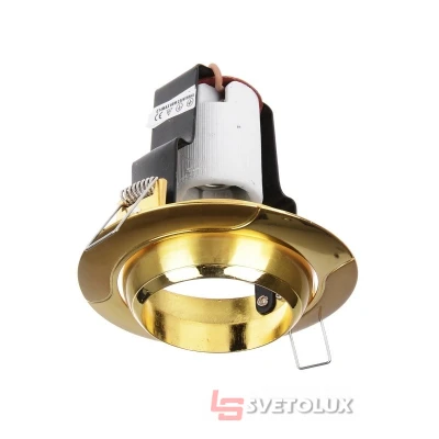 Светильник точечный поворотный RO-50F SB/G Brille