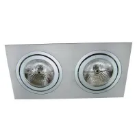Точковий світильник Brille HDL-DT 104/2 Aluminium Точковий світильник Brille HDL-DT 104/2 Aluminium