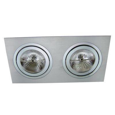 Точечный светильник Brille HDL-DT 104/2 Aluminium