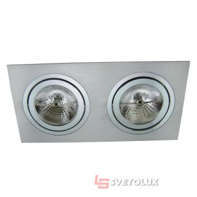 Точечный светильник Brille HDL-DT 104/2 Aluminium