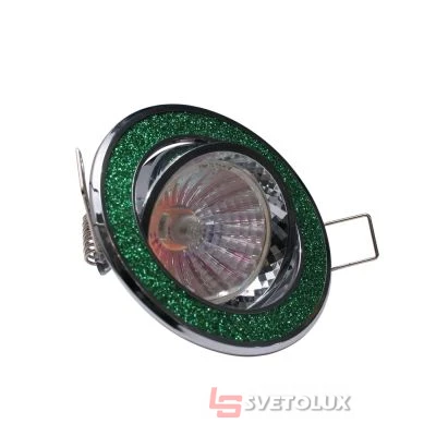Точковий світильник Brille HDL-DT 32 ShGREEN/CHR