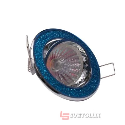 Точковий світильник Brille HDL-DT 32 ShLIGHT BLUE/CHR