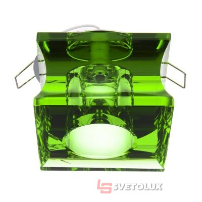 Точечный светильник Brille HDL-G150 Green Crystal