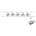 Светильник струнный Brille HTL-76/5 White (система)