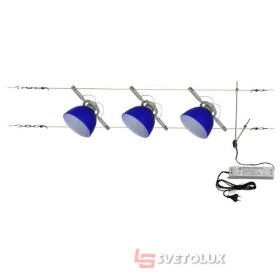 Светильник струнный Brille HTL-78/3 Blue (система)
