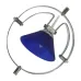 Светильник струнный Brille HTL-83/1L Blue