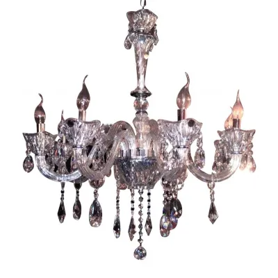 Люстра свеча подвесная хрустальная классическая BCL-264S/8 Brille Люстра свеча подвесная хрустальная классическая BCL-264S/8 Brille
