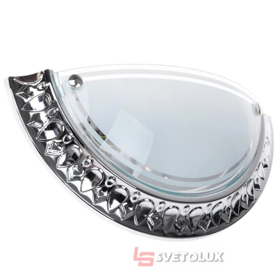 Бра настенное накладное половинка классическое PK-35/1 CH Brille
