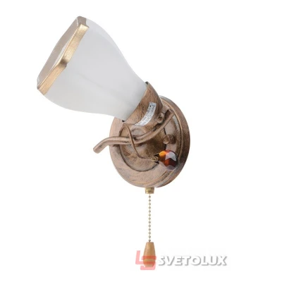 Бра настенное накладное с выключателем классическое LK-151W/1 Brille