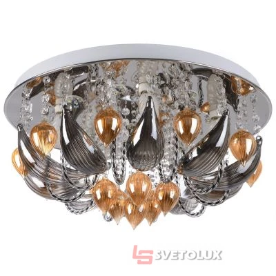 Люстра Brille BCL-419S/5*E14+8*1W LED