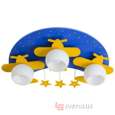 Люстра Brille KL-433C/3 E27+LED BL