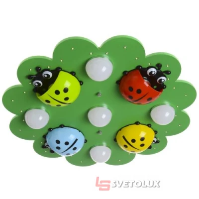 Люстра Brille KL-444C/5*5W+4*3W LED GR