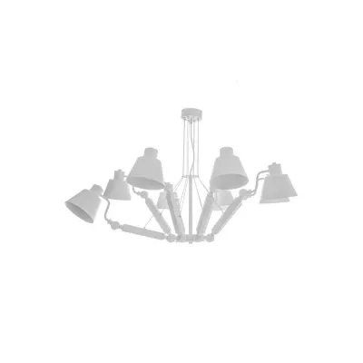 Люстра Brille BL-523S/8 E27 WH Люстра Brille BL-523S/8 E27 WH