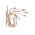 Люстра Brille BL-527S/24 E14 WH/G Люстра Brille BL-527S/24 E14 WH/G