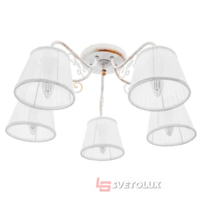 Люстра Brille BKL-659S/5 E14 WH/G