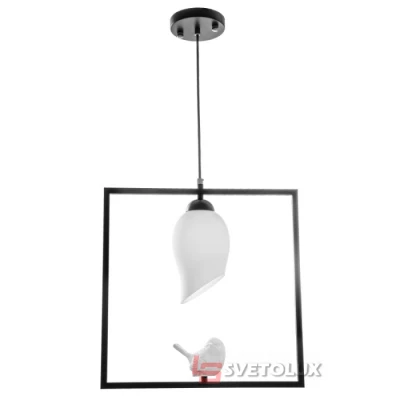 Підвісний світильник Brille BL-537S/1 E27 BK