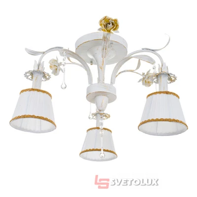 Люстра Brille LK-649S/3 E14 WH/G