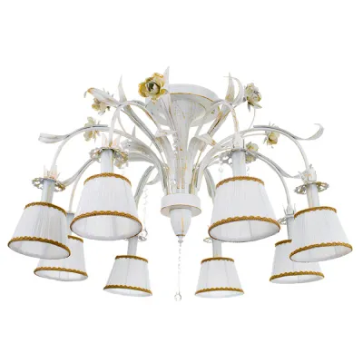 Люстра Brille LK-649S/8 E14 WH/G Люстра Brille LK-649S/8 E14 WH/G