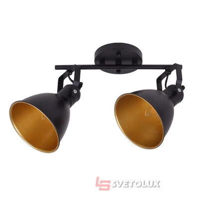 Люстра Brille HTL-302/2 E27 BK/G
