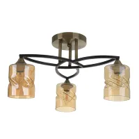 Люстра Brille LK-664S/3 E27 AB+BK