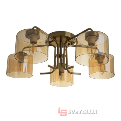 Люстра Brille LK-666S/5 E27 AB