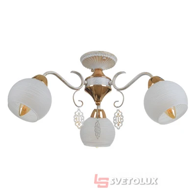Люстра Brille LK-671S/3 E14 WH/G