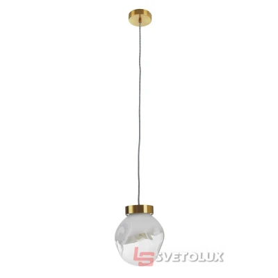 Люстра лофт подвес для спальни BR-932S/1 E27 WH Brille