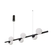 Люстра молекула підвісна LED 48W WW BK (BL-835S/6) Brille