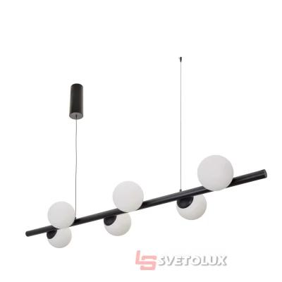 Люстра молекула подвесная LED 48W WW BK (BL-835S/6) Brille