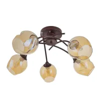 Люстра потолочная на 5 плафонов LK-678S/5 E27 COG Brille