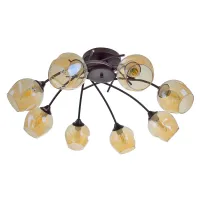 Люстра потолочная на 8 плафонов LK-678S/8 E27 COG Brille Люстра потолочная на 8 плафонов LK-678S/8 E27 COG Brille