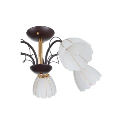 Люстра классическая LK-679S/5 E27 BK+FG Brille Люстра классическая LK-679S/5 E27 BK+FG Brille