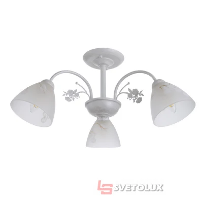 Люстра Brille LK-685S/3 E14 WH/SL 