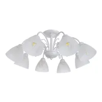 Люстра Brille LK-685S/8 E14 WH/SL 