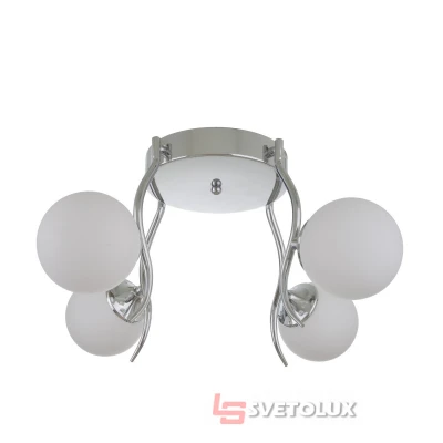 Люстра потолочная на 4 плафона BL-977S/4 E14 CH Brille