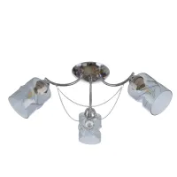 Люстра потолочная 3 плафона LK-690S/3 E27 CH Brille Люстра потолочная 3 плафона LK-690S/3 E27 CH Brille