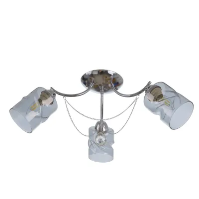 Люстра стельова 3 плафона LK-690S/3 E27 CH Brille