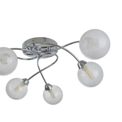 Люстра потолочная галогенная в спальню G9 40W CH (LK-693C/6) Brille