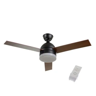 Люстра-вентилятор со встроенными светодиодами BKL-908S/24W BK RM Brille