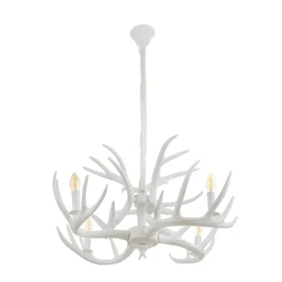 Люстра Brille Рога BKL-105S/4 E14 WH