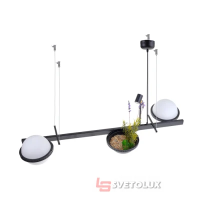 Люстра Brille BL-992S/40W BK LED