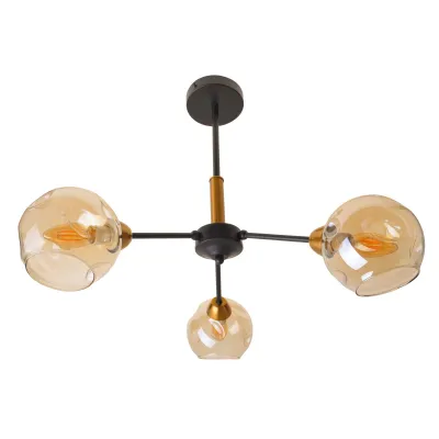 Люстра BL-802S/3 E14 BK+ANB