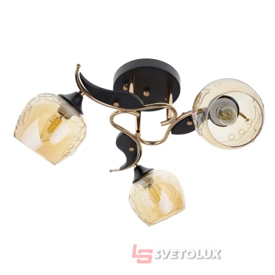 Люстра потолочная в прихожую E27 60W BK (LK-703S/3) Brille