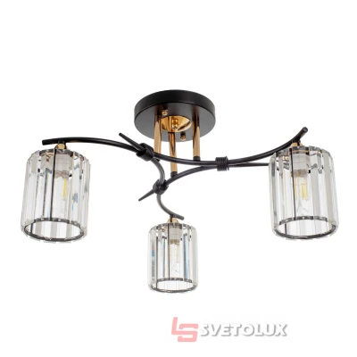 Люстра потолочная в спальню E27 60W BK (LK-705S/3) Brille