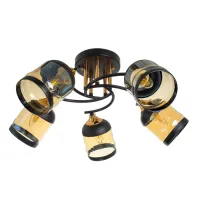 Люстра Brille LK-706S/5 E27 BK+FG Люстра Brille LK-706S/5 E27 BK+FG