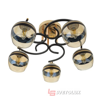 Люстра потолочная в спальню E27 60W G (LK-716S/5) Brille
