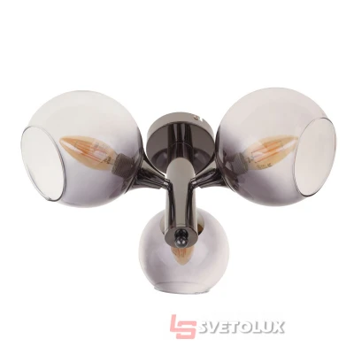 Люстра LK-720S/3 E14 BK+CH